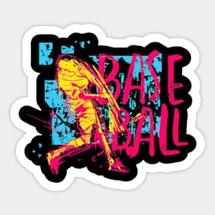 Baseball Player Lover Sticker